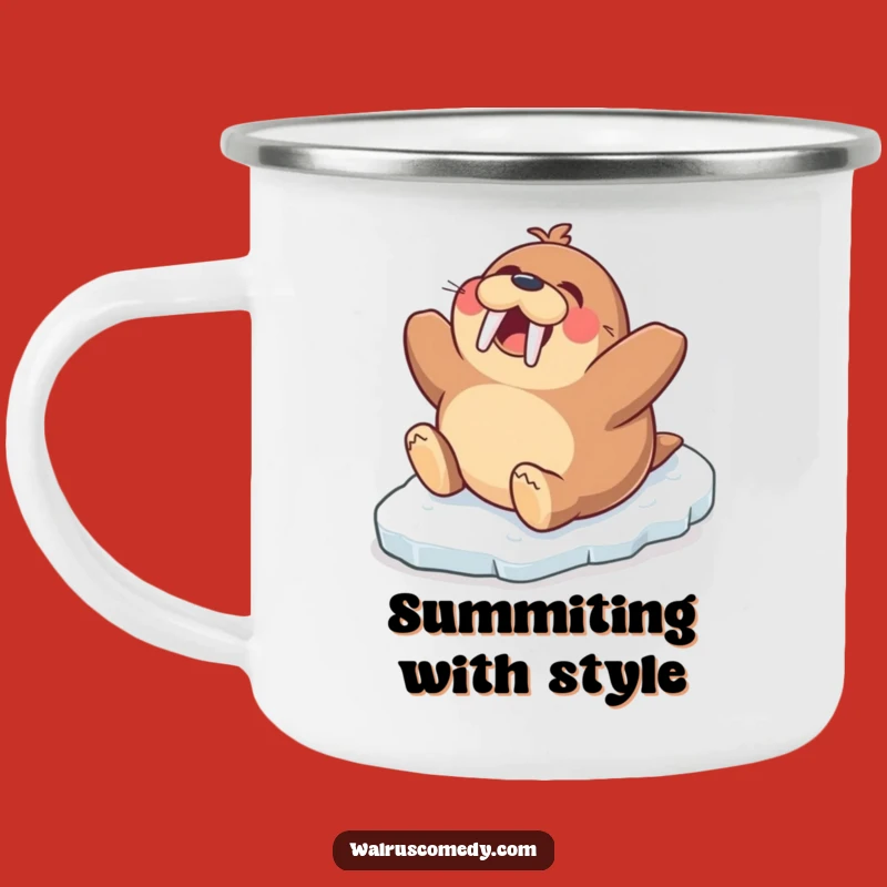 Funny Walrus Campfire Mug: Enjoy Hot Drinks with Hilarious Arctic Vibes