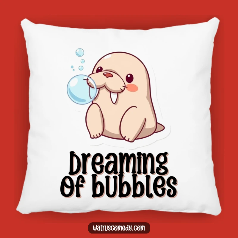 Funny Kawaii Walrus Bubble Pillow: Cute Comfort Funny Gift!