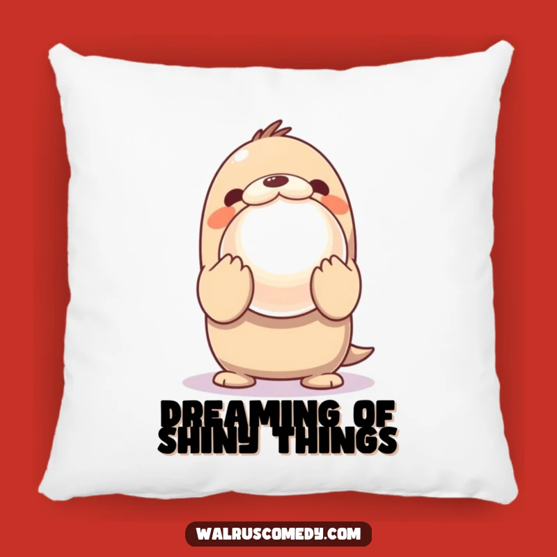 Funny Walrus Pearl Pillow - Cozy Ocean Dream, Comfy Funny Gift