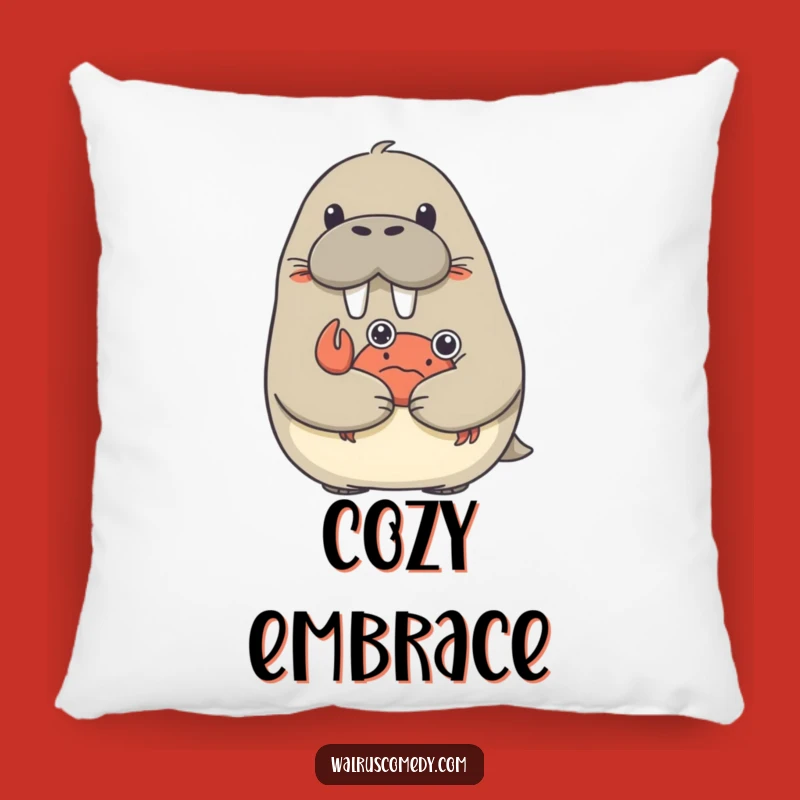 Funny Walrus Hug Pillow - Cozy Surprise for Your Sofa