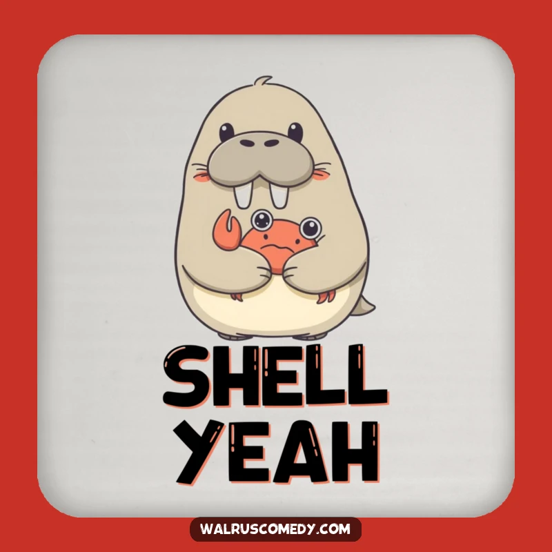 Funny Walrus Coasters - Protect Surfaces with Cute Hugs