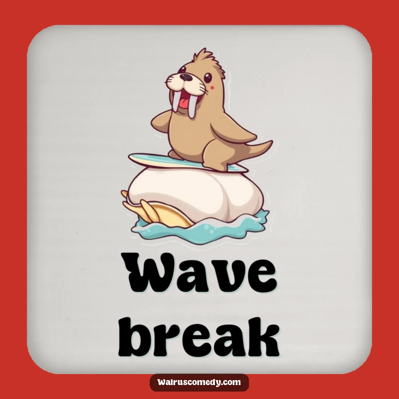 Funny Walrus Coasters - Protect Your Table with Ocean Cool