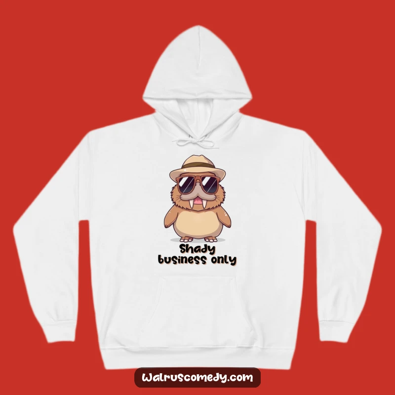 Cozy Funny Walrus Sunglasses Hat Hoodie: Warm and Hilarious Gift