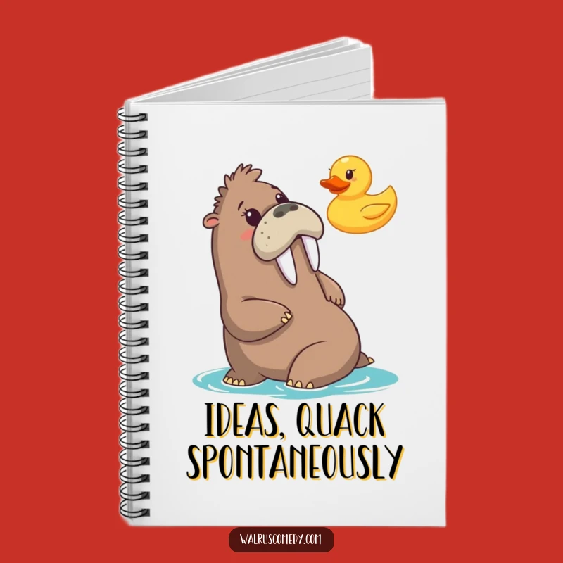 Funny Walrus Duck Surprise Notebook: Journal of Unexpected Humor