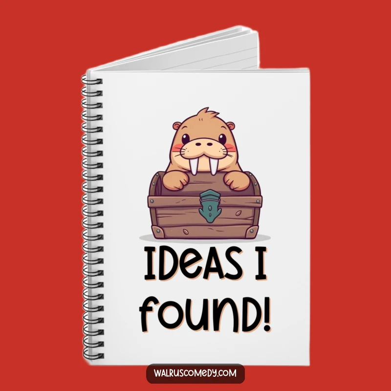 Funny Curious Walrus Notebook: Jot Down Your Discoveries!