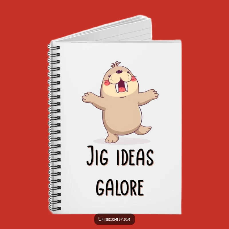 Funny Walrus Dance Notebook: Joyful Jig Journal for Happy Thoughts