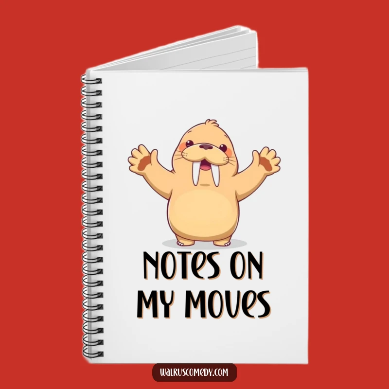 Funny Kawaii Walrus Dancing Notebook: Capture Moves & Ideas - Hilarious Gift
