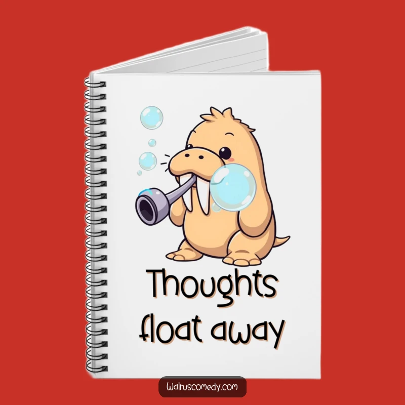 Funny Walrus Bubble Notebook - Capture Your Imaginative Thoughts!