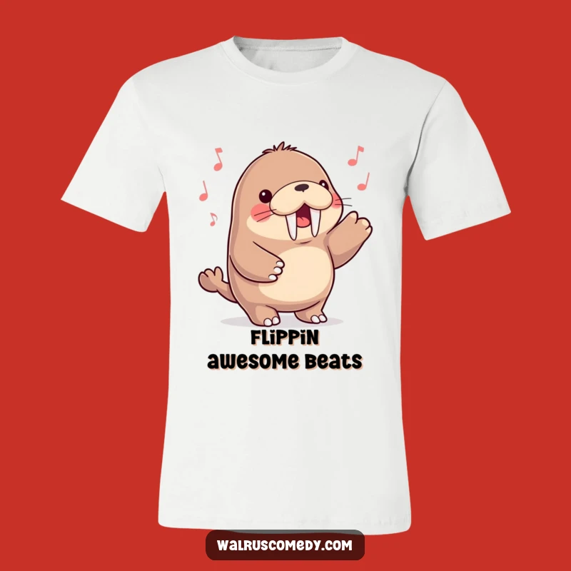 Funny Kawaii Walrus Dancing T-Shirt - Wear Your Fun Beat!