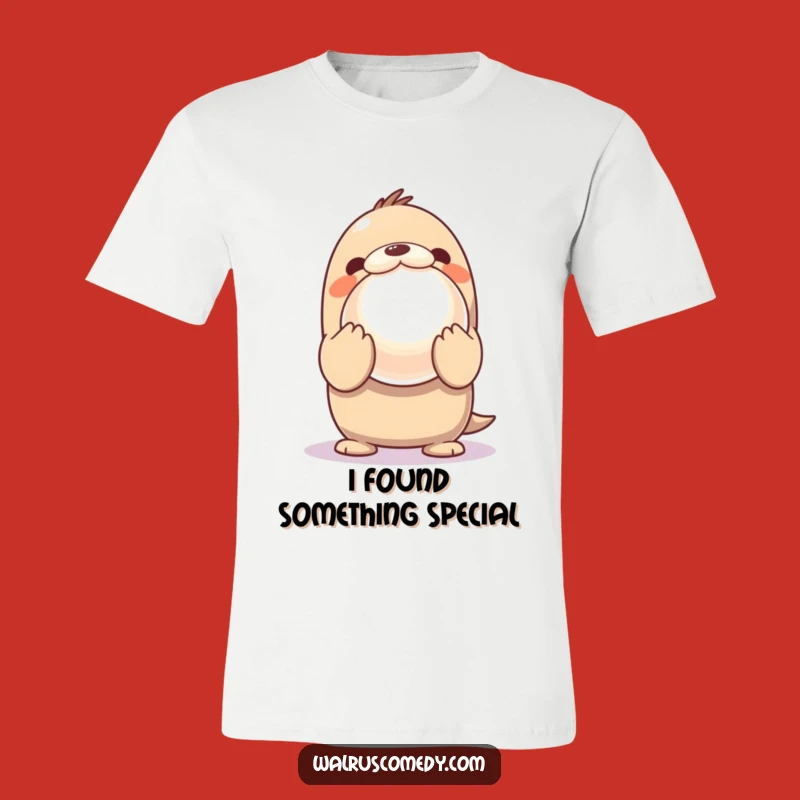 Funny Walrus Pearl T-Shirt - Excited Ocean Dweller, Great Funny Gift for All