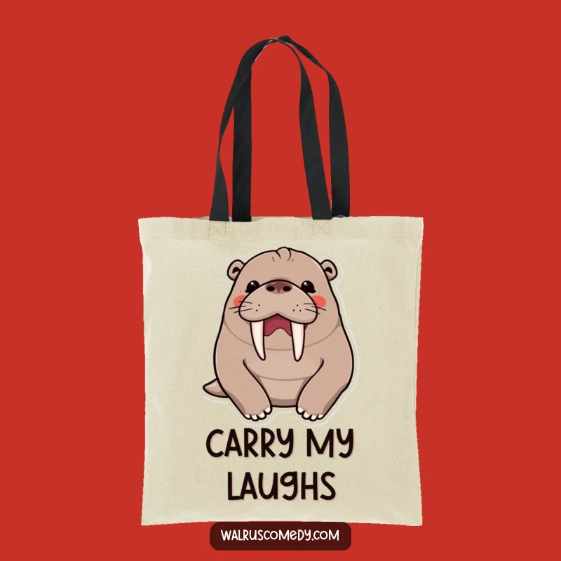 Funny Kawaii Walrus Tote Bag - Carry Your Laughs!